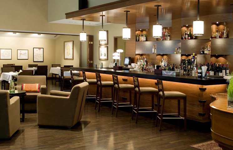 Отель The Saratoga Hilton Саратога-Спрингс Ресторан фото
